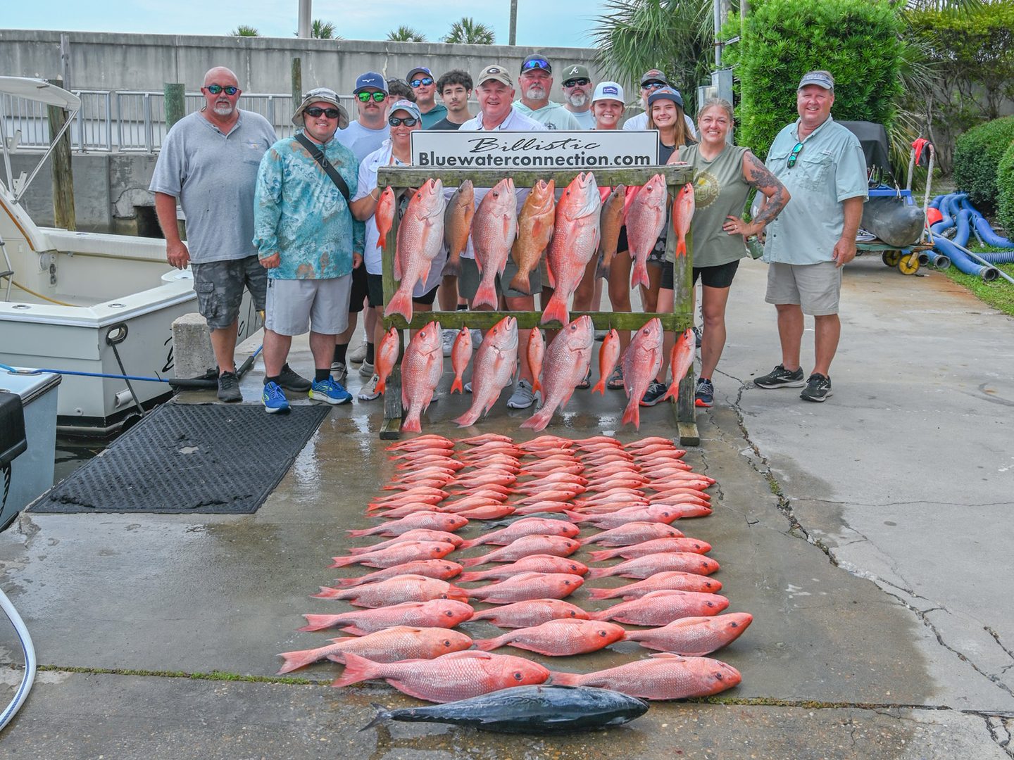 panama city large group fishing